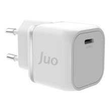 Juo 20W GaN USB-C iPhone ve iPad ve Android Uyumlu PD QC4.0 Type-C Beyaz Hızlı Şarj Cihazı
