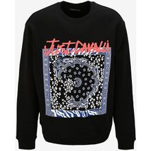 Just Cavalli 75OAIF04 Siyah Erkek Sweatshirt