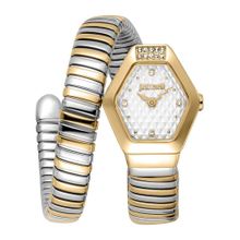 Just Cavalli Jc1l394m0055 Lunara Altın Rengi Metalik Gri Çelik Kadın Kol Saati