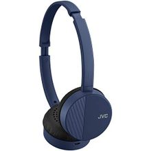 JVC HA-S23W Kablosuz Kulaklık - Kulak İçi Bluetooth Kulaklık, Katlanabilir Düz Tasarım, 17 Saat Uzun Pil Ömrü (Mavi)