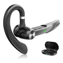 Kablosuz kulaklık mikrofon ile iş için: kamyon şoförü Bluetooth kulaklık gürültü önleyici mikrofon kablosuz kulaklık iş/bilgisayar/dizüstü bilgisayar/cep telefonları/uzaktan çalışma/çağrı merkezi