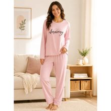 Kadın Pudra Pijama Takımı