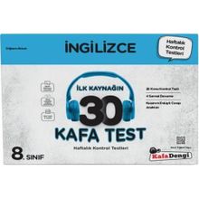Kafa Dengi Yayınları 8. Sınıf LGS İngilizce İlk Kaynağın 30 Kafa Testi