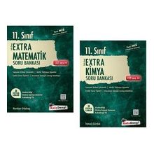 Kafadengi 11. Sınıf Matematik + Kimya Extra Soru Bankası Seti 2 Kitap 2023