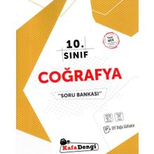 Kafadengi Yayınları 10.Sınıf Coğrafya Soru Bankası