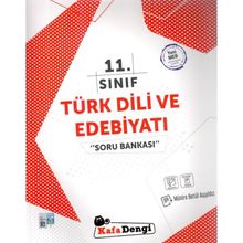 Kafadengi Yayınları 11.Sınıf Türk Dili ve Edebiyatı Soru Bankası