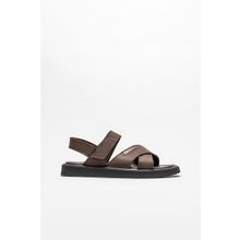 Kahve Deri Erkek Sandalet