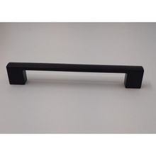 Kale Siyah 224 mm Lüks Metal Mutfak Dolap Çekmece Kapak Mobilya Kulbu