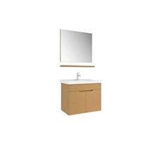 Kale Stora 80 CM Teak Banyo Dolabı Takımı