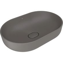 Kale Zero 2.0 60x40 cm Mat Antrasit Gri Oval Çanak Lavabo
