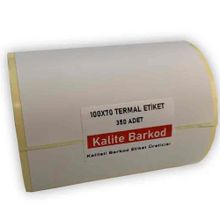 Kalite Barkod 70x100 1 Rulo 350 Adet Termal Barkod Etiketi