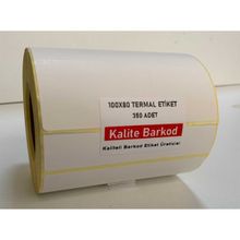 Kalite Barkod 80x100 1 Rulo 400 Adet Termal Barkod Etiketi