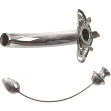 Kaliteli Medikal Sesan 9/13 mm Gümüş Trakeostomi Kanülü
