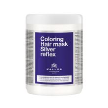 Kallos Cosmetics Coloring Silver Reflex 1000 ml Turunculaşma Önleyici Saç Bakım Maskesi