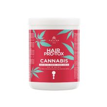 Kallos Cosmetics Hair Pro-Tox Cannabis 1000 ml Kenevir Tohumu Yağı Keratin ve Vitamin Kompleksi Içeren Saç Maskesi