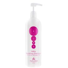Kallos Cosmetics Kuru ve Yıpranmış Saçlar için Besleyici 1000 ml Şampuan
