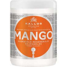 Kallos Cosmetics Mango Yağı Içeren Nem Verici ve Onarıcı 1000 ml Saç Bakım Maskesi