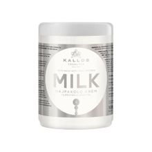 Kallos Cosmetics Milk Hair Mask 1000 ml Süt Proteinli Saç Bakım Maskesi