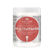 Kallos Cosmetics Multivitamin 1000 ml Ginseng Özü Ve Avakado Yağı Içeren Enerji Verici Saç Bakım Maskesi