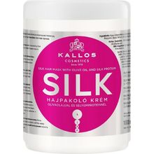 Kallos Cosmetics Silk Hair Mask 1000 ml Kuru Mat ve Cansız Saçlar İçin Zeytinyağlı İpek Proteinli Saç Bakım Maskesi