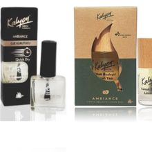 Kalyon Fırçalı Oje Kurutucu + Kalyon 11 ml Bitkisel Tırnak Besleyici Limon Yağı