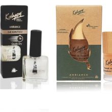 Kalyon Fırçalı Oje Kurutucu + Kalyon 11 ml Bitkisel Tırnak ve Tırnak Eti Güçlendirici Bakım Serumu