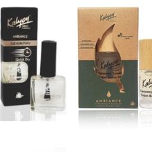 Kalyon Fırçalı Oje Kurutucu + Kalyon 11 ml Bitkisel Yıpranmış Tırnaklar Yoğun Bakım Yağı