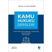 Kamu Hukuku Dersleri I - Mümin Güngör