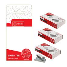Kanex 24/6 3'lü Blister Zımba Teli