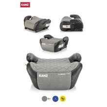 Kanz Fusion Emniyet Kemeri İle Kullanılabilen İsofixli Oto Koltuğu Yükselticisi Gri