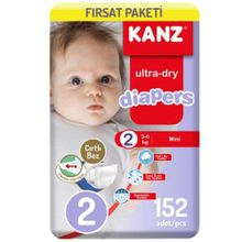 Kanz Ultra-Dry No:2 Mini 152 Adet Bebek Bezi