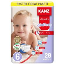 Kanz Ultra-Dry No:6 XLarge 20 Adet Bebek Bezi