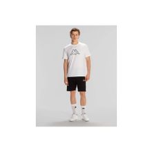 Kappa 321W4GW-001 Logo Brian Beyaz Yuvarlak Yaka Erkek T-shirt