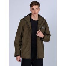 Kappa 381K76W Yeşil Erkek Zip Ceket