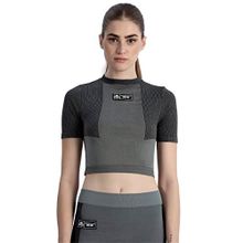 Kappa Authentic Tech Lebrit Gri Kadın T-shirt