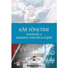 Kar Yönetimi Teknikleri Ve Kurumsal Yönetim İle İlişkis - Şerife Önder