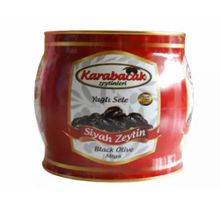 Karabacak Mega 2 kg Teneke Yağlı Sele Siyah Zeytin