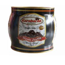 Karabacak Yağlı Sele Hiper 2 kg Teneke Siyah Zeytin