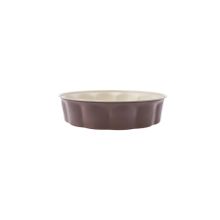 Karaca 153.03.06.7569 26 cm Chocolate Cream Yuvarlak Karbon Çelik Tepsi