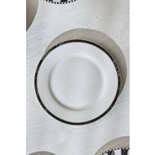Karaca 19 cm Damalı Çizgi Porselen Pasta Tabağı