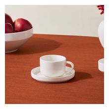 Karaca 220 ml Stream Basic Line Çay Fincanı ve Tabağı