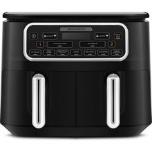 Karaca Air Pro Cook Duo Ev Yemeği XXXL 4+4 lt Black Chrome Airfryer
