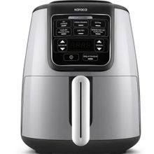 Karaca Air Pro Cook XL 2 in 1 4 lt Konuşan Cool Gray Airfryer