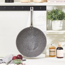 Karaca Biogranit Leona 28 cm Wok Tava