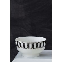 Karaca Damalı 11 cm Çizgili Porselen Çerezlik