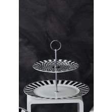 Karaca Damalı 27 cm Katlı Kurabiyelik