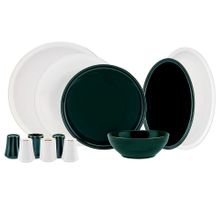 Karaca Elara Green White 12 Kişilik 57 Parça Yemek Takımı