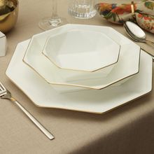 Karaca Fine Pearl Extra Quartz Gold 62 12 Kişilik İnci Yemek Takımı