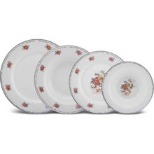 Karaca Flor 24 Parça 6 Kişilik Yemek Takımı