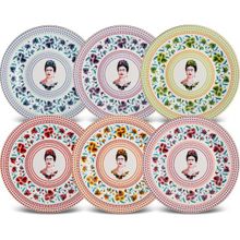 Karaca Frida Kahlo 6 Parça 19 cm Porselen Pasta Seti